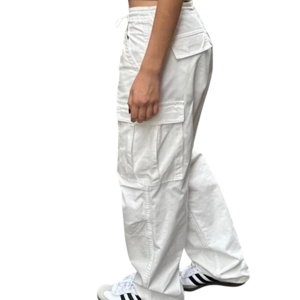 Brandy Melville OS cinch waist cinch hem cargo pant P3 2266